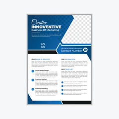 Corporate flyer design business flyer template