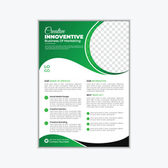 Corporate flyer design business flyer template