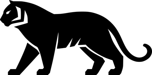 Tiger silhouette icon