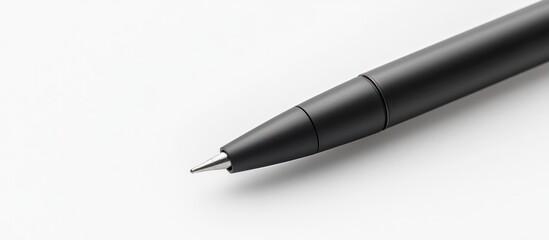 Close Up of a Black Pen Point