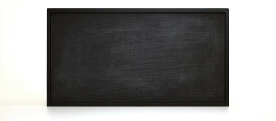Blank Chalkboard with Wood Frame
