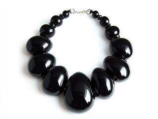 Obraz premium Chunky Black Onyx Necklace