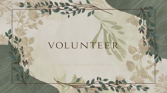 Volunteer certificate
