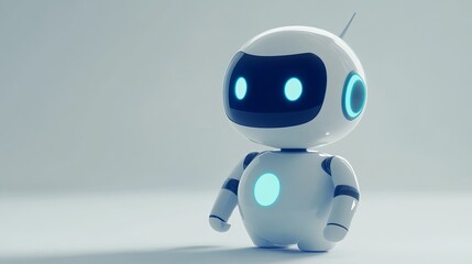 AI Chatbot concept. 3D render