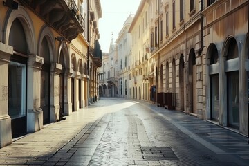 Obraz premium Street city architecture cityscape.