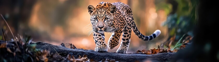 Obraz premium Wildlife encounters, vibrant creatures, dynamic interactions, natural habitats