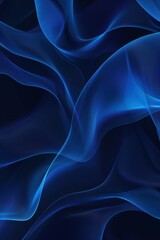 Fototapeta premium Abstract blue waves