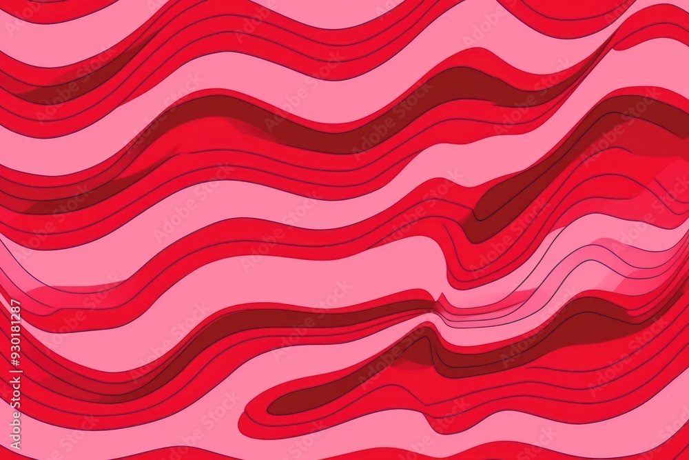 Poster pink and red pattern abstract line.