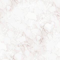 Obraz premium Beige Abstract Watercolor. White Alcohol Ink Watercolor. Beige Marble Texture. White Rock Paint. Light Marble Background. Light Water Color Repeat Stone. Vector Seamless Painting Beige Vector Splash.