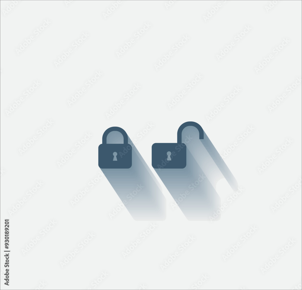 Poster vector dark color icon with shadow on light background