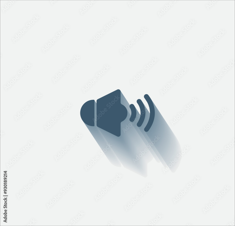 Aufkleber vector dark color icon with shadow on light background