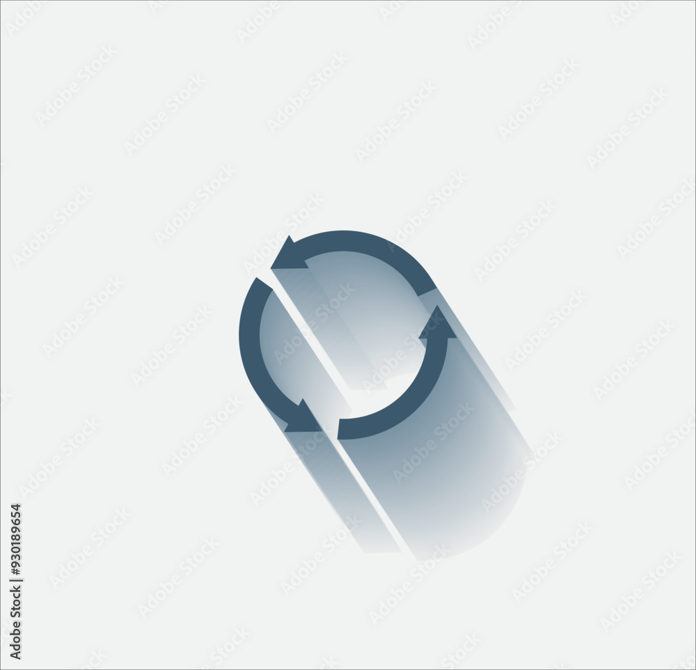 Poster vector dark color icon with shadow on light background
