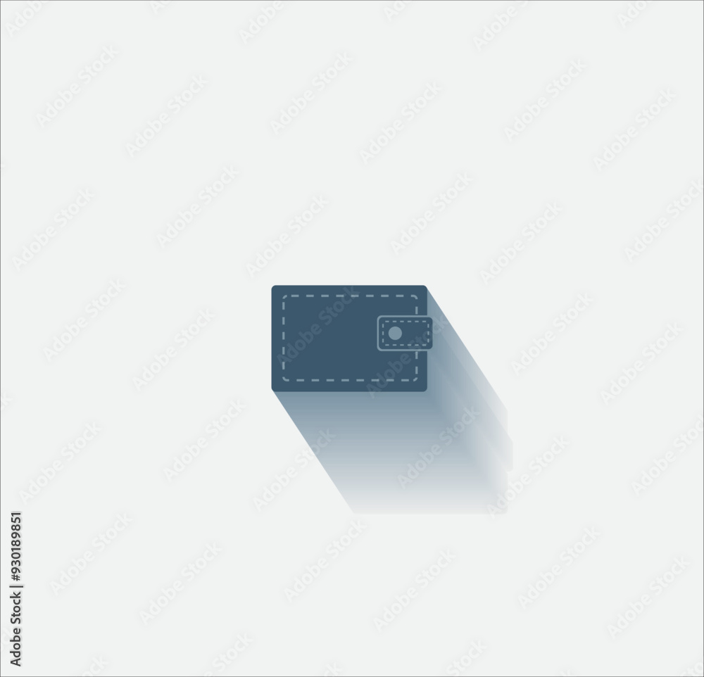 Poster vector dark color icon with shadow on light background