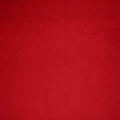 Bright Red Textured Fabric Background for Creative Design and Decoration