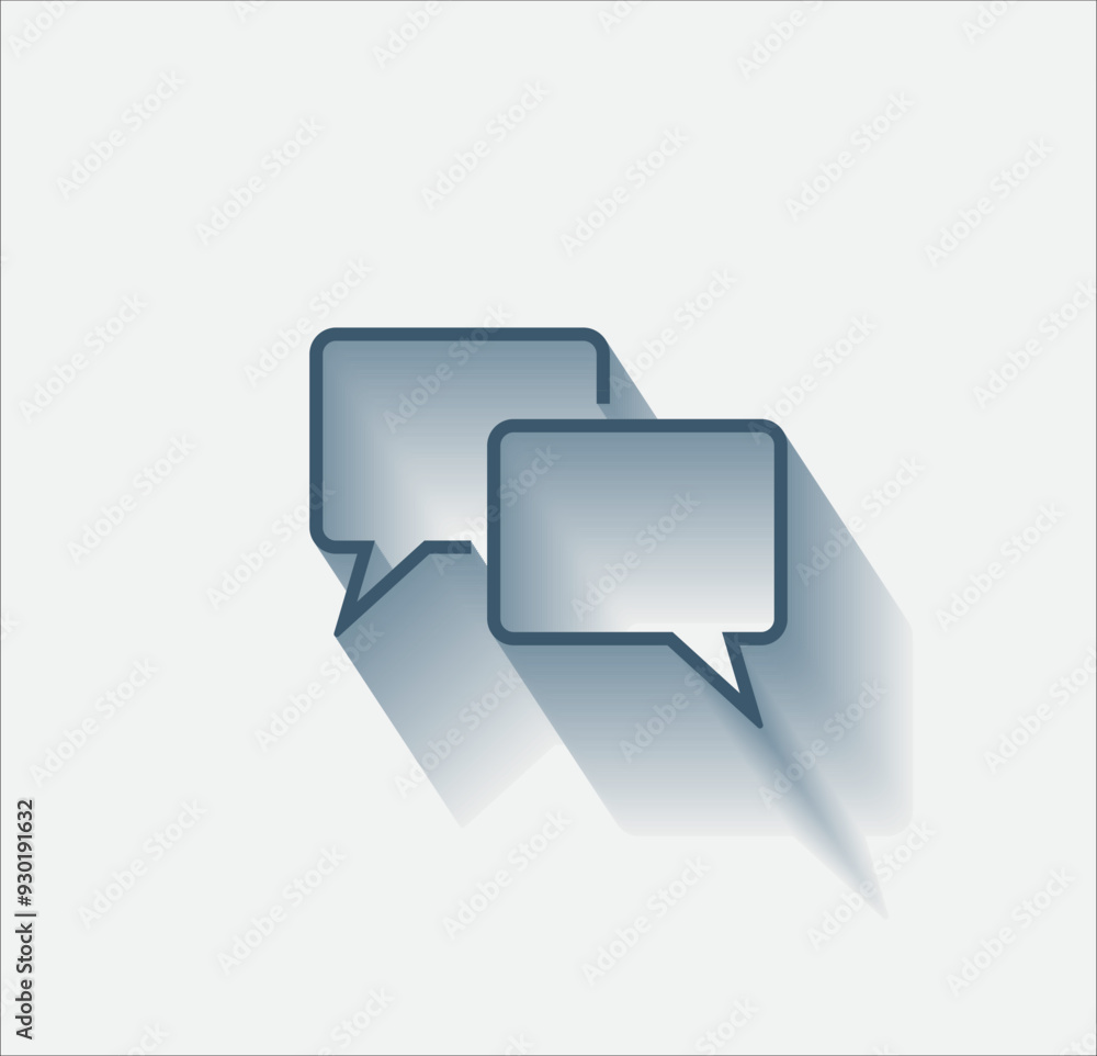 Poster vector dark color icon with shadow on light background