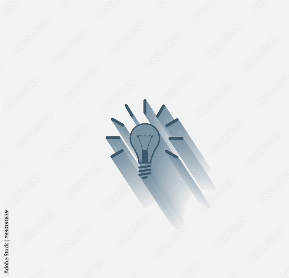 Poster vector dark color icon with shadow on light background