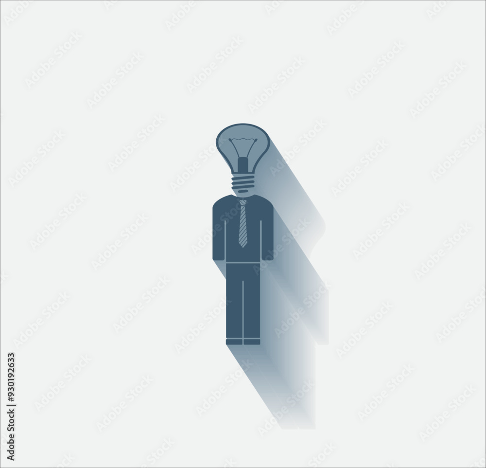 Poster vector dark color icon with shadow on light background