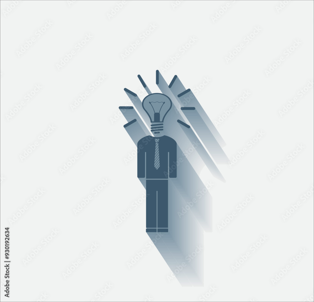 Poster vector dark color icon with shadow on light background
