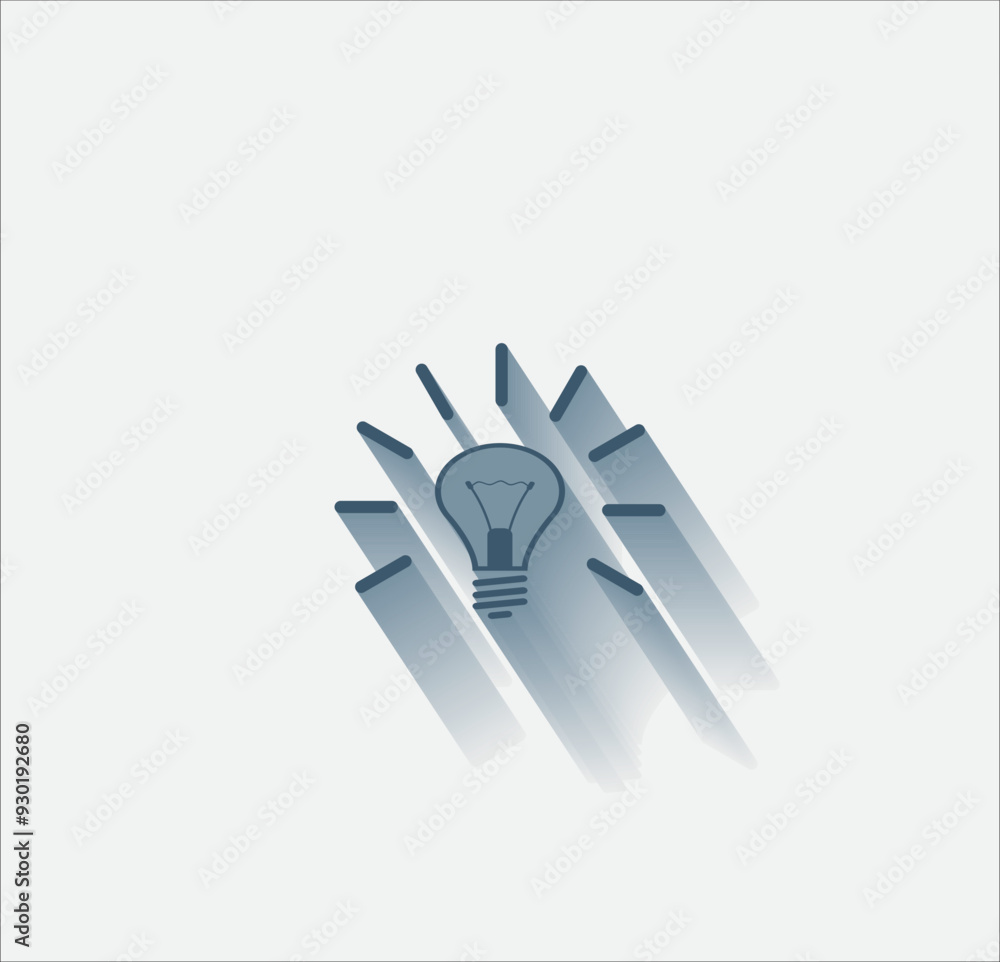Poster vector dark color icon with shadow on light background