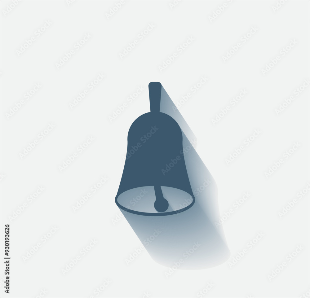 Poster vector dark color icon with shadow on light background