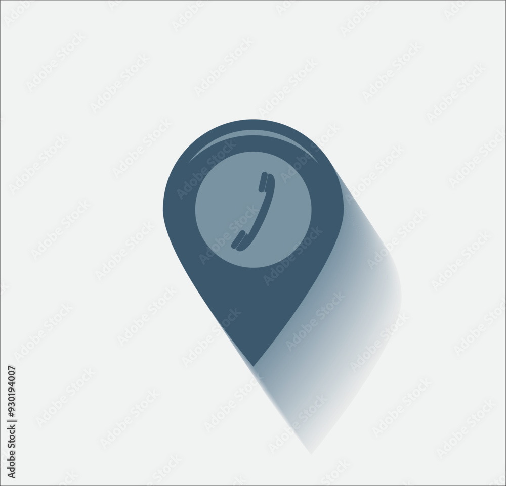Aufkleber vector dark color icon with shadow on light background