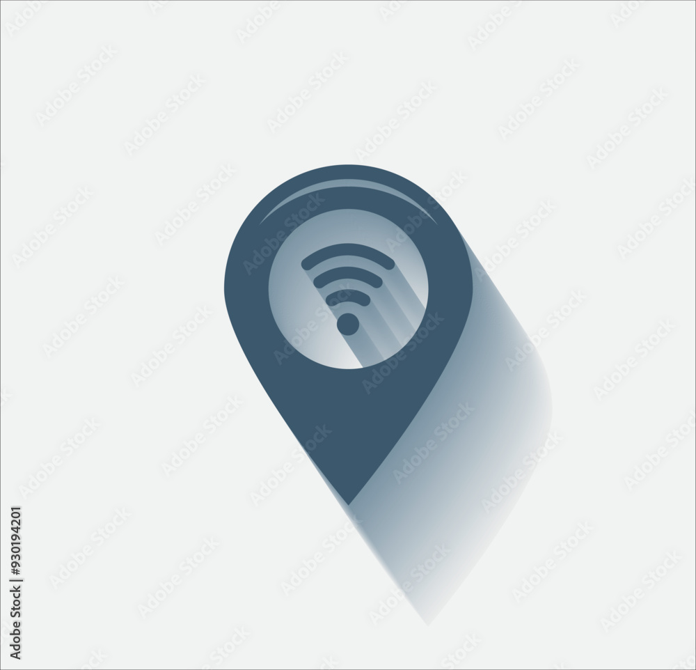 Aufkleber vector dark color icon with shadow on light background