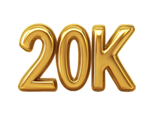 a gold balloon with numbers