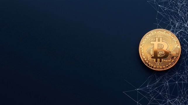 Illustration of digital wallet on a blockchain network, symbolizing transparent and secure transactions, Wallet blockchain network, Blockchain finance