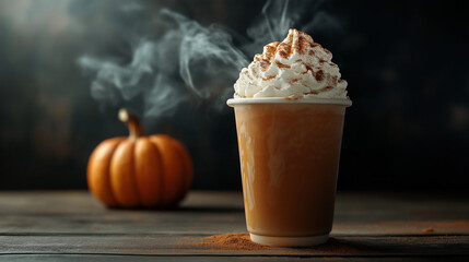 Pumpkin Macchiato Latte Coffe