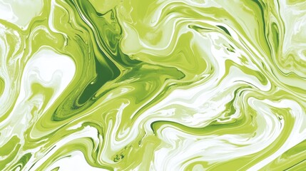 Obraz premium Green and White Abstract Marble Texture Background