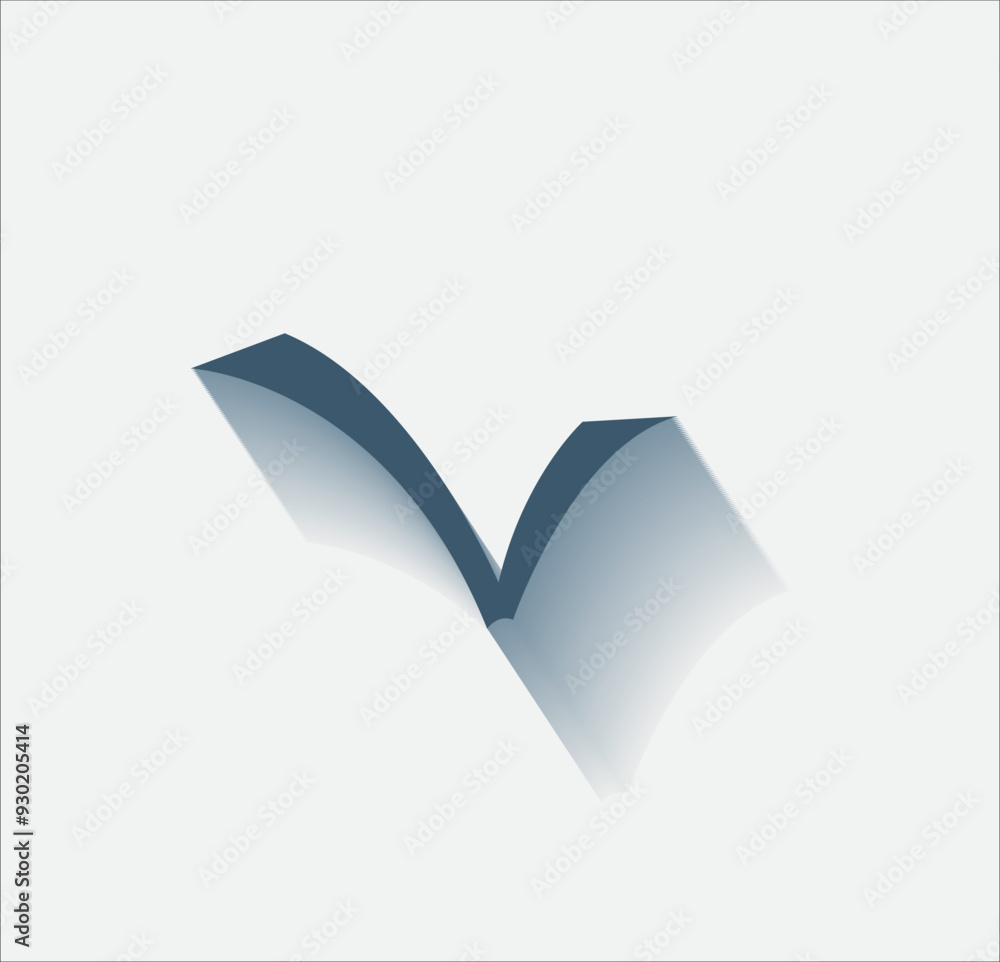 Poster vector dark color icon with shadow on light background