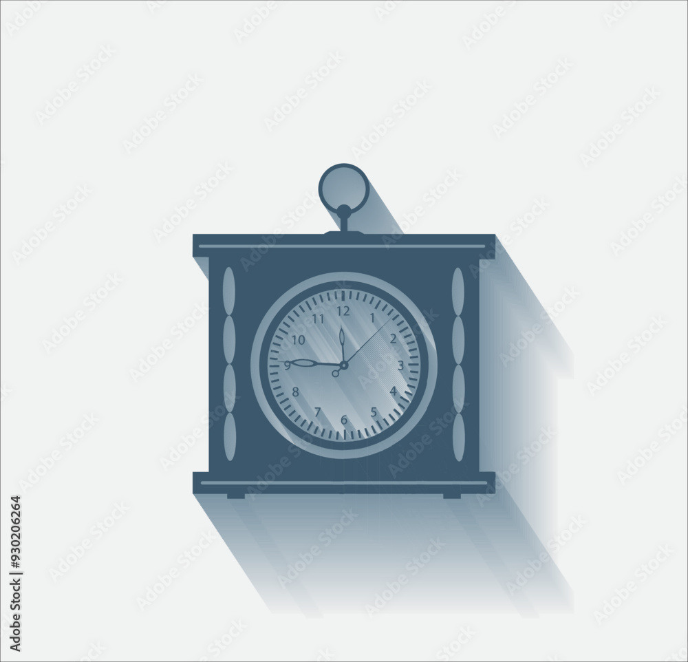 Poster vector dark color icon with shadow on light background