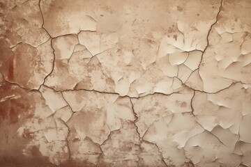 Brown cracked wall architecture texture.