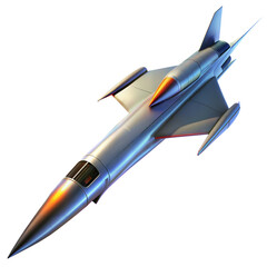 supersonic jet 3d illustration