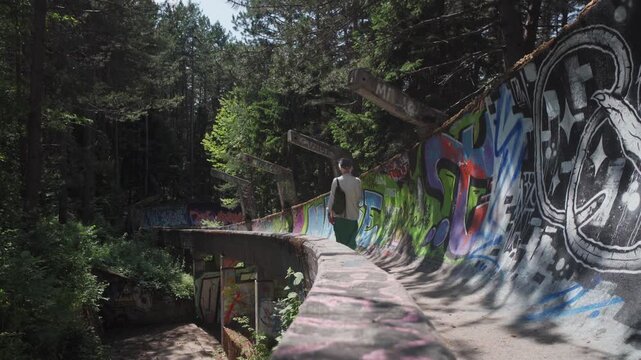 old Bob sleigh, Winter Olympics in Sarajevo