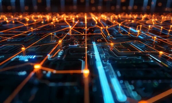 Abstract Digital Network