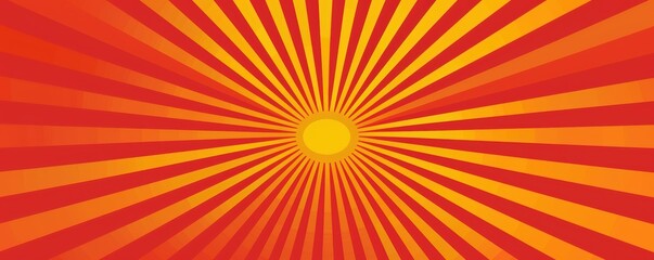 Obraz premium Sunburst design