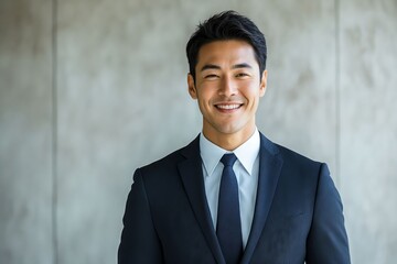 A man in a suit and tie smiles at the camera