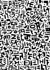 Abstract black pattern