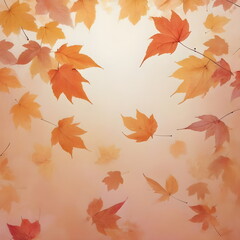 Fototapeta premium autumn background with leaves