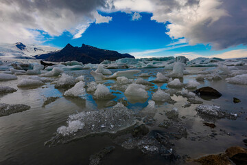 Fjalsjökull glacier, Island