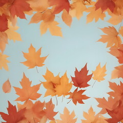 Obraz premium autumn leaves background