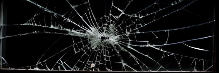 Shattered Glass Close-up