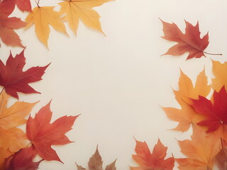 Fototapeta premium autumn leaves background