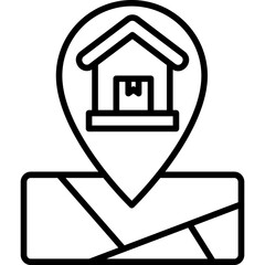Warehouse Location Icon
