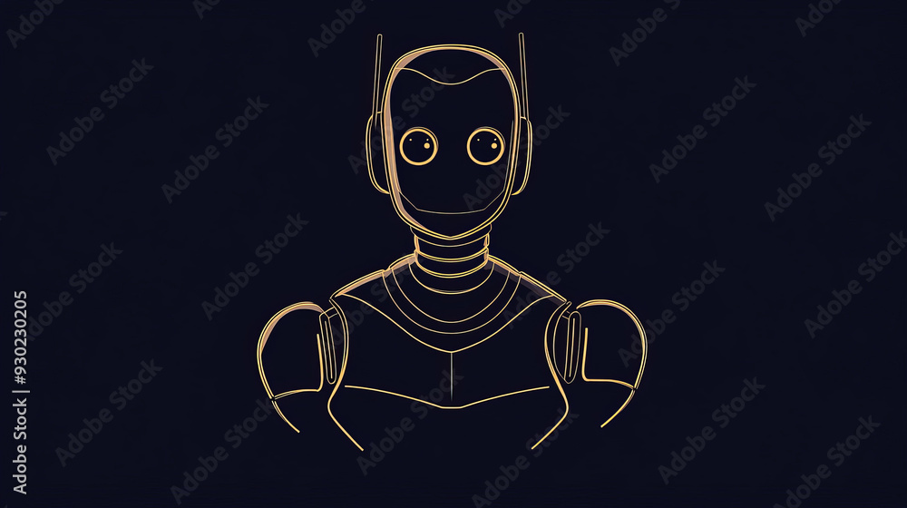 Poster artificial intelligence ai pictogram. technology related to artificial intelligence, computers and s