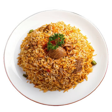 A plate of Biryani. Arab Food