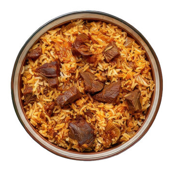 A plate of Biryani. Arab Food