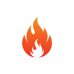 Clean and simple bonfire icon vector, ideal for logos, printables, or digital designs.