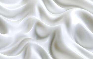 Obraz premium Abstract white background with smooth curved lines